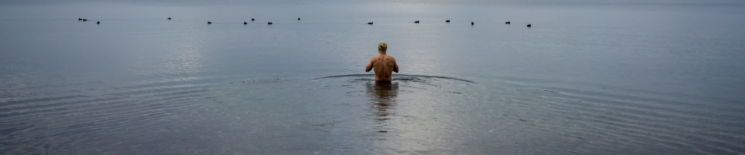 Man in the sea