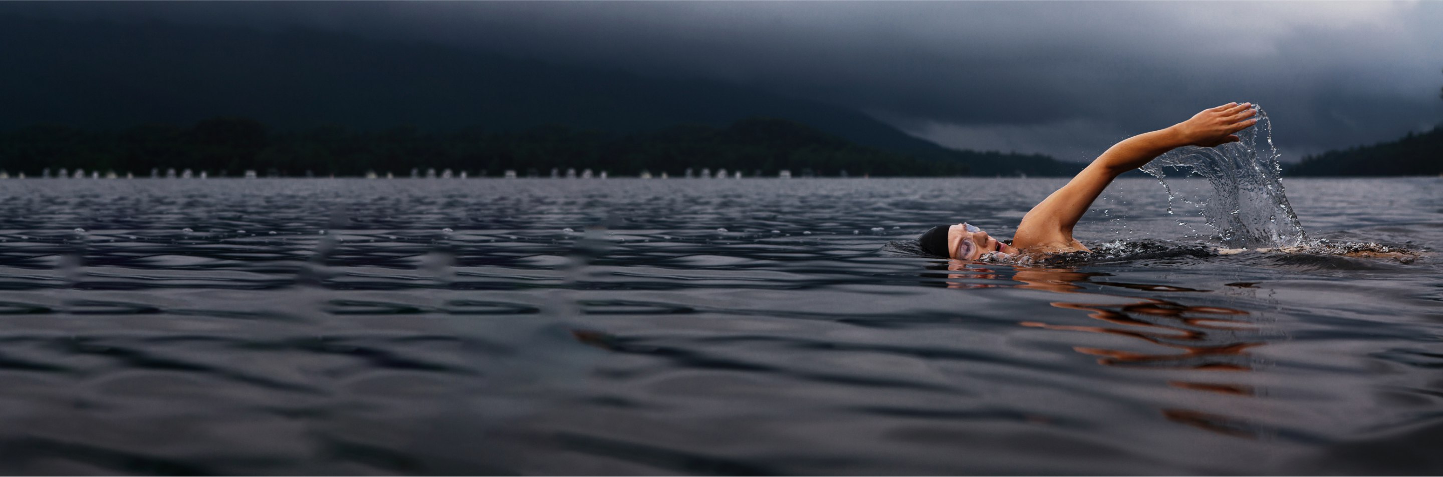 Woman swimming